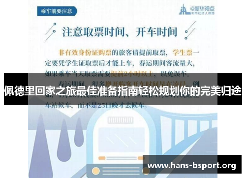 佩德里回家之旅最佳准备指南轻松规划你的完美归途