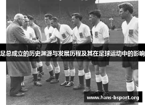 足总成立的历史渊源与发展历程及其在足球运动中的影响 足总成立的历史渊源与发展历程及其在足球运动中的影响